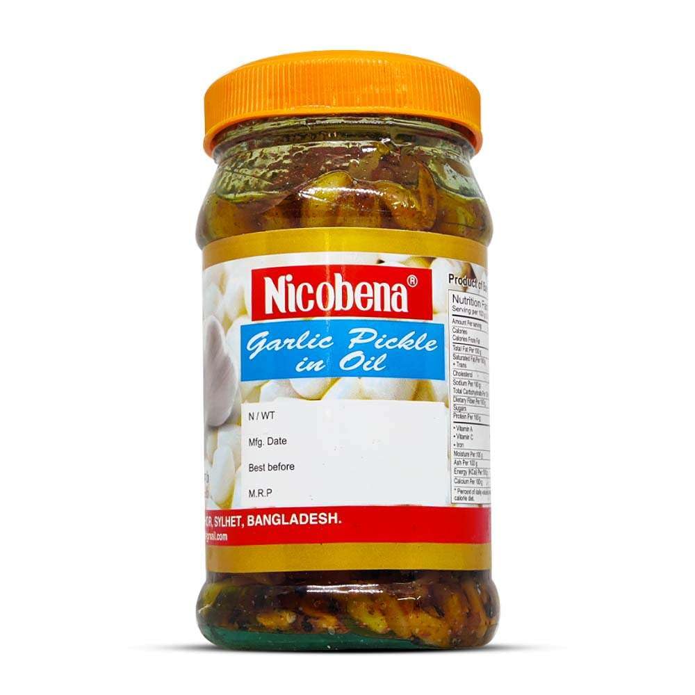 Nicobena Garlic Pickle in Oil- 220gm