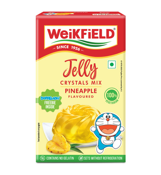 Weikfield Jelly Crystals - Pineapple, 90g