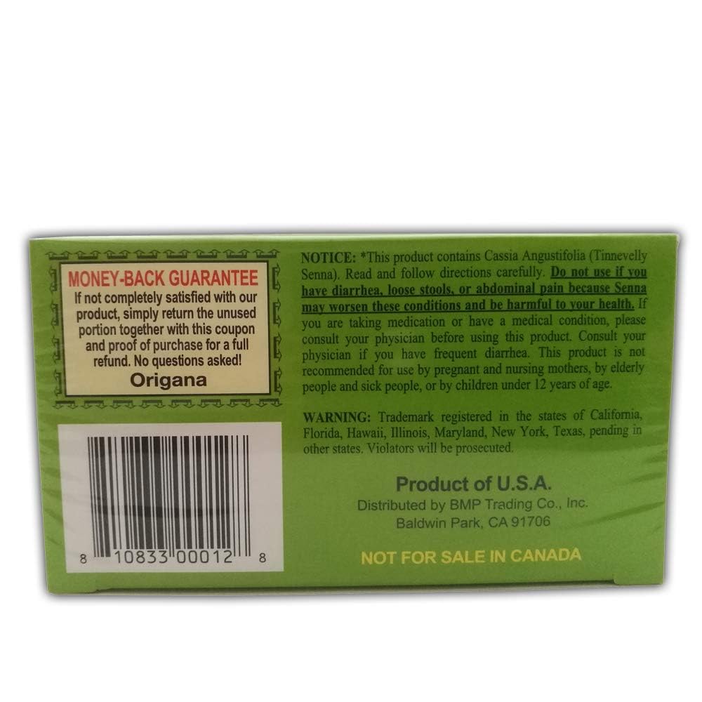 Triple Leaves Brand Nutra-Slim Tea (30 Tea Bags), Regular Strength Dieters Tea - Dietary Detox Tea