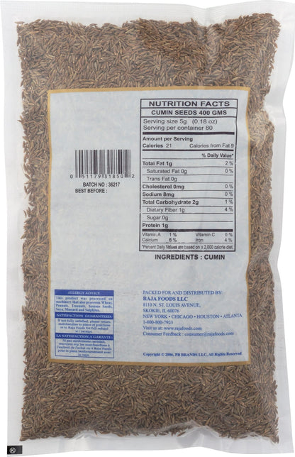 Swad Cumin seeds whole 400 gms - Food / Masala / Dal