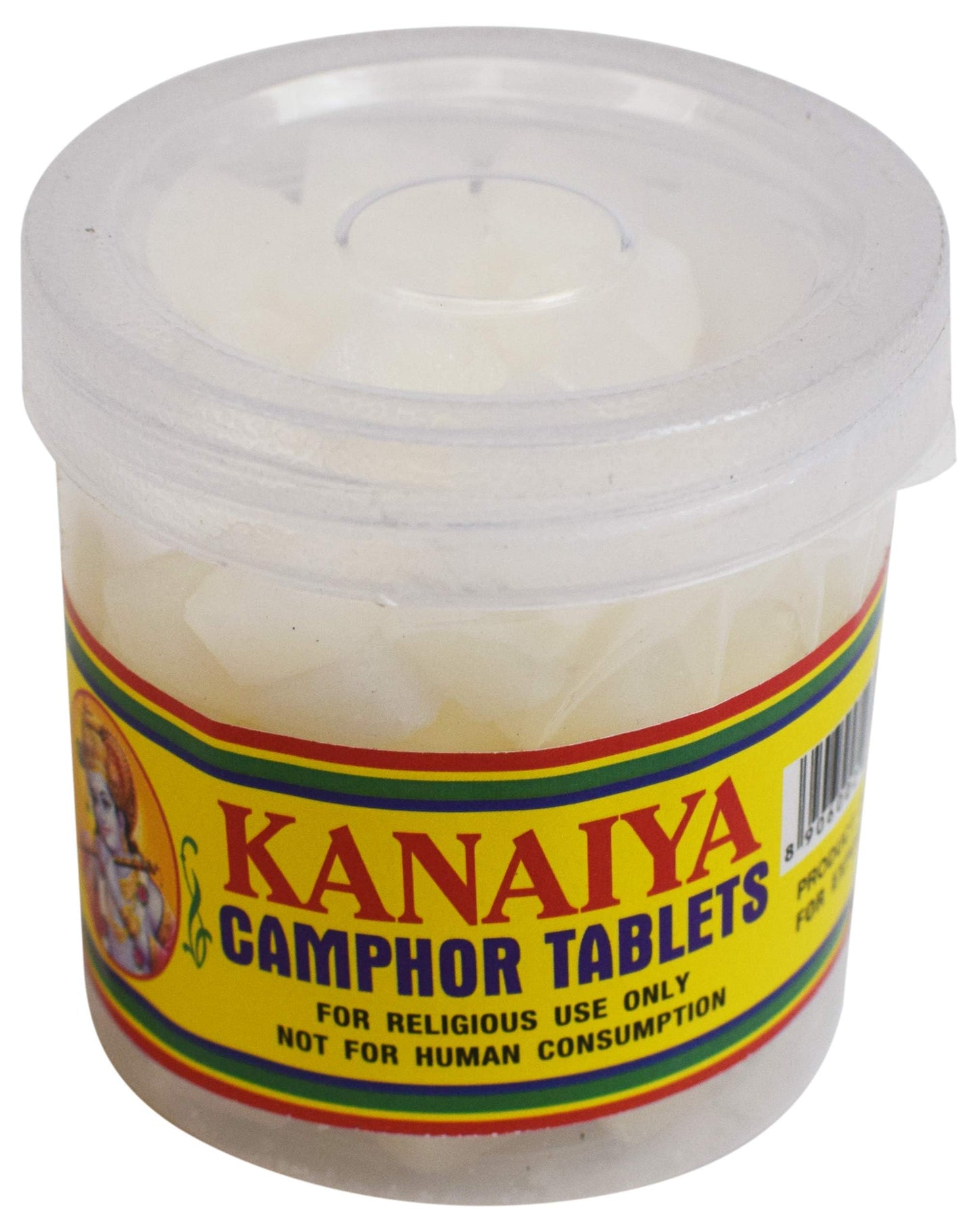 Camphor Tablets from India - 100 Grams - 32 Tablets - Kanaiya