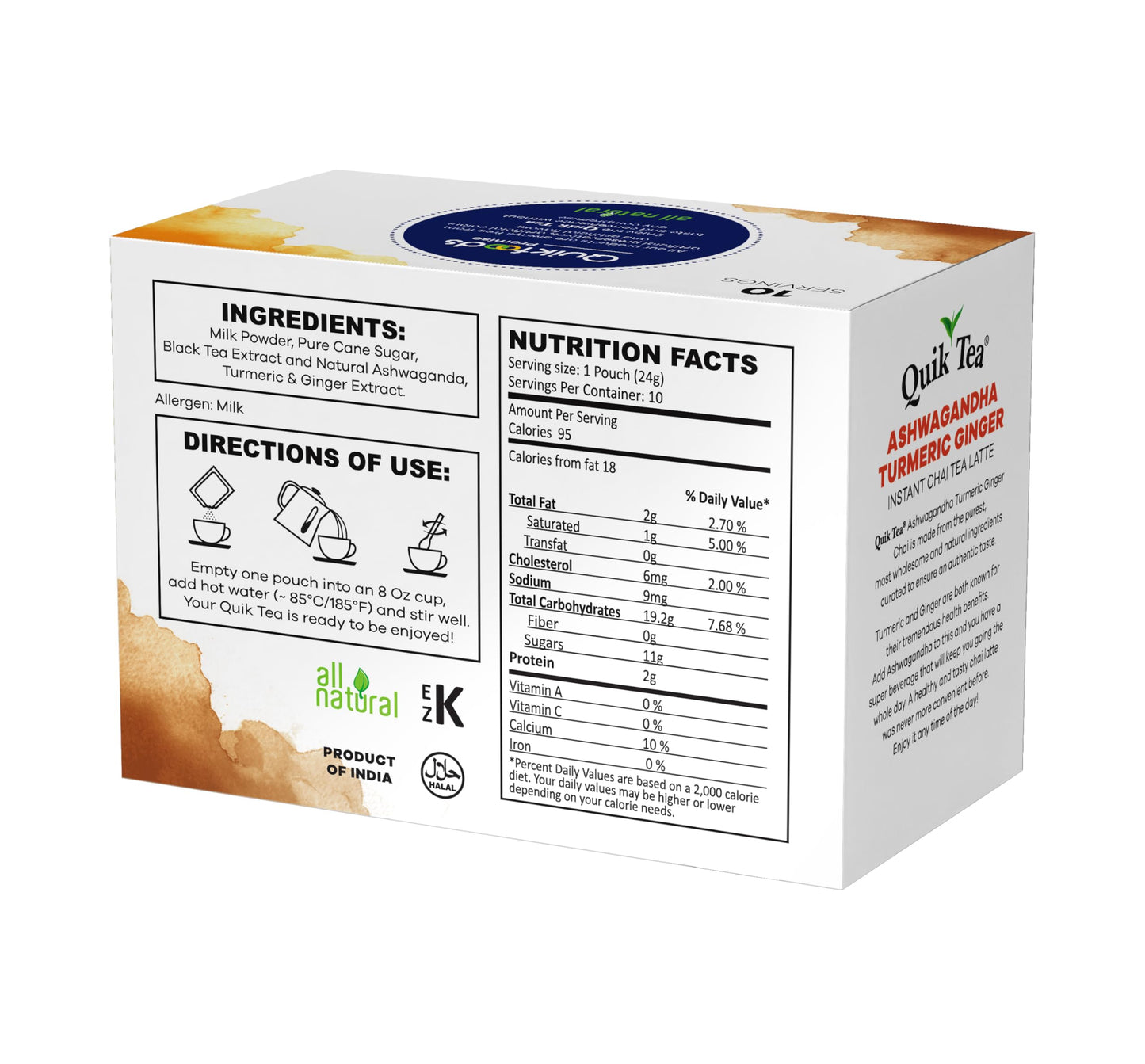 AshwagandhaTurmericGingerChai8.5Oz