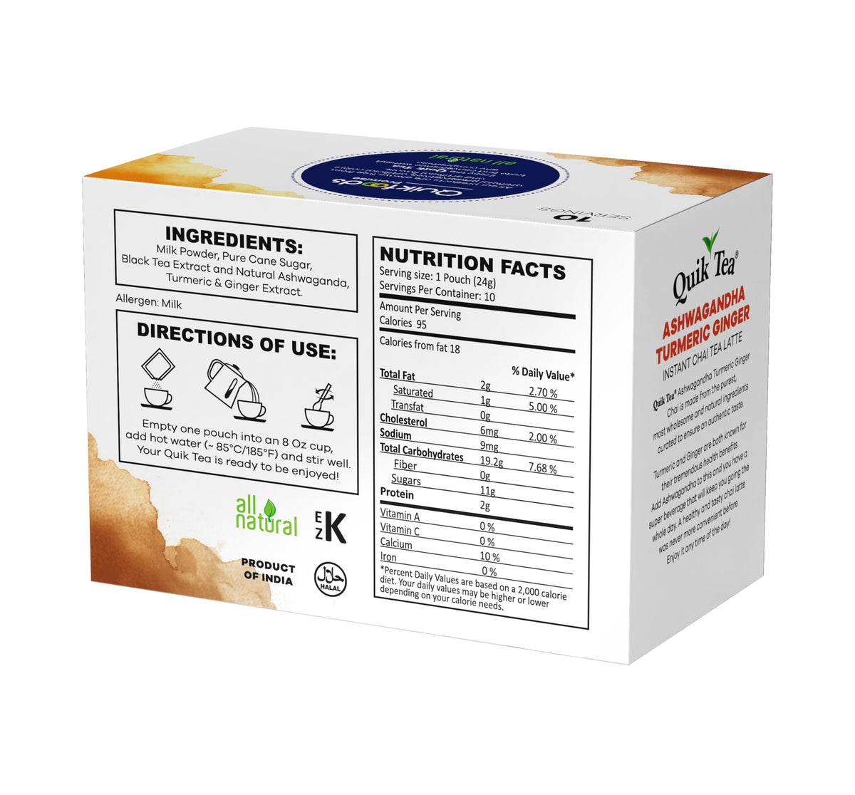 AshwagandhaTurmericGingerChai8.5Oz
