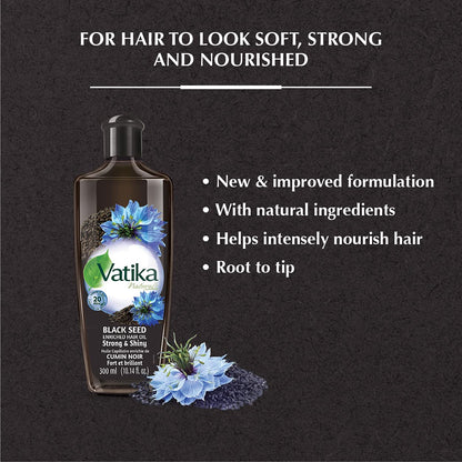 Vatika Naturals Black Seed Enriched Hair Oil 300 ml