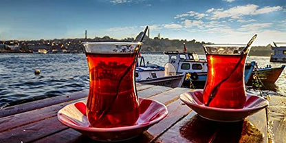 Turkish Tea, Black Tea, Gourmet Tea,Organic Tea Black Tea Iced or Hot Tea Caffeinated Black Tea 100 Cup Of Black Tea, Turkish Organic Black Tea,ay,Poet Siyah Cay By Dou 200 Gr 7 Oz Halal