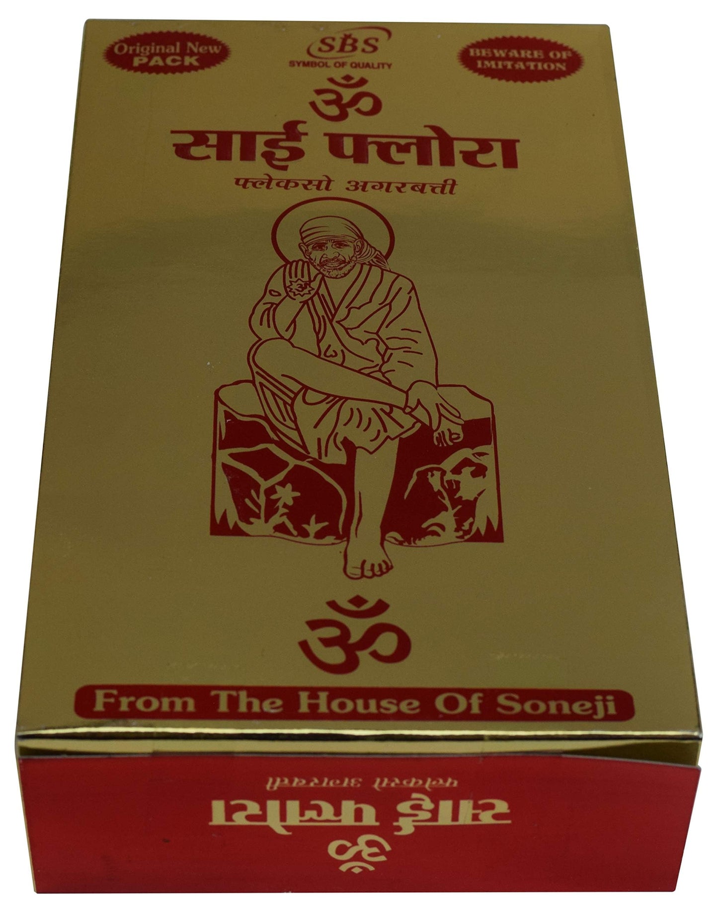 Om Sai Flora Flexo Incense Natural Box 12 Packs