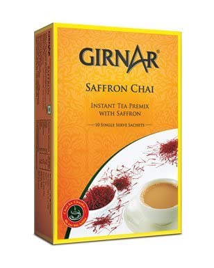GIRNAR SAFFRON CHAI ( TEA ) 10 SACHETS