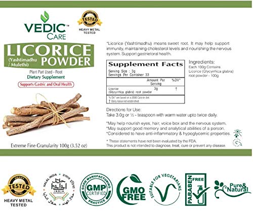 Vedic Care Licorice Powder 100gm