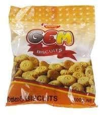 Maliban Gem Biscuits - 100g - Pack of 6 (Pack of 3)