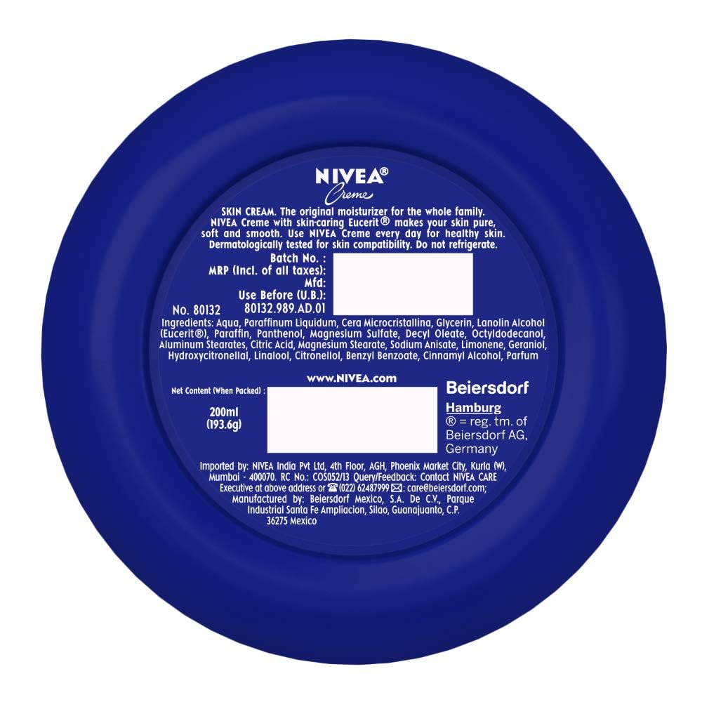 Nivea Creme 200ml - Antiseptic Cream
