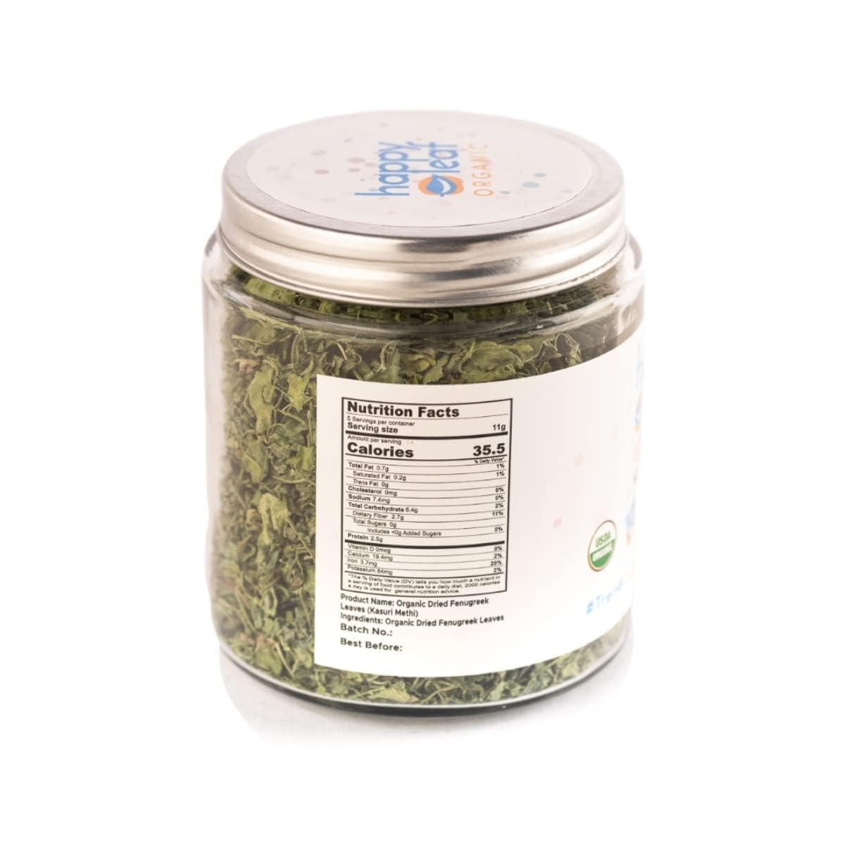 Happy Leaf Organic Kasuri Methi - 2 oz(57 gm)