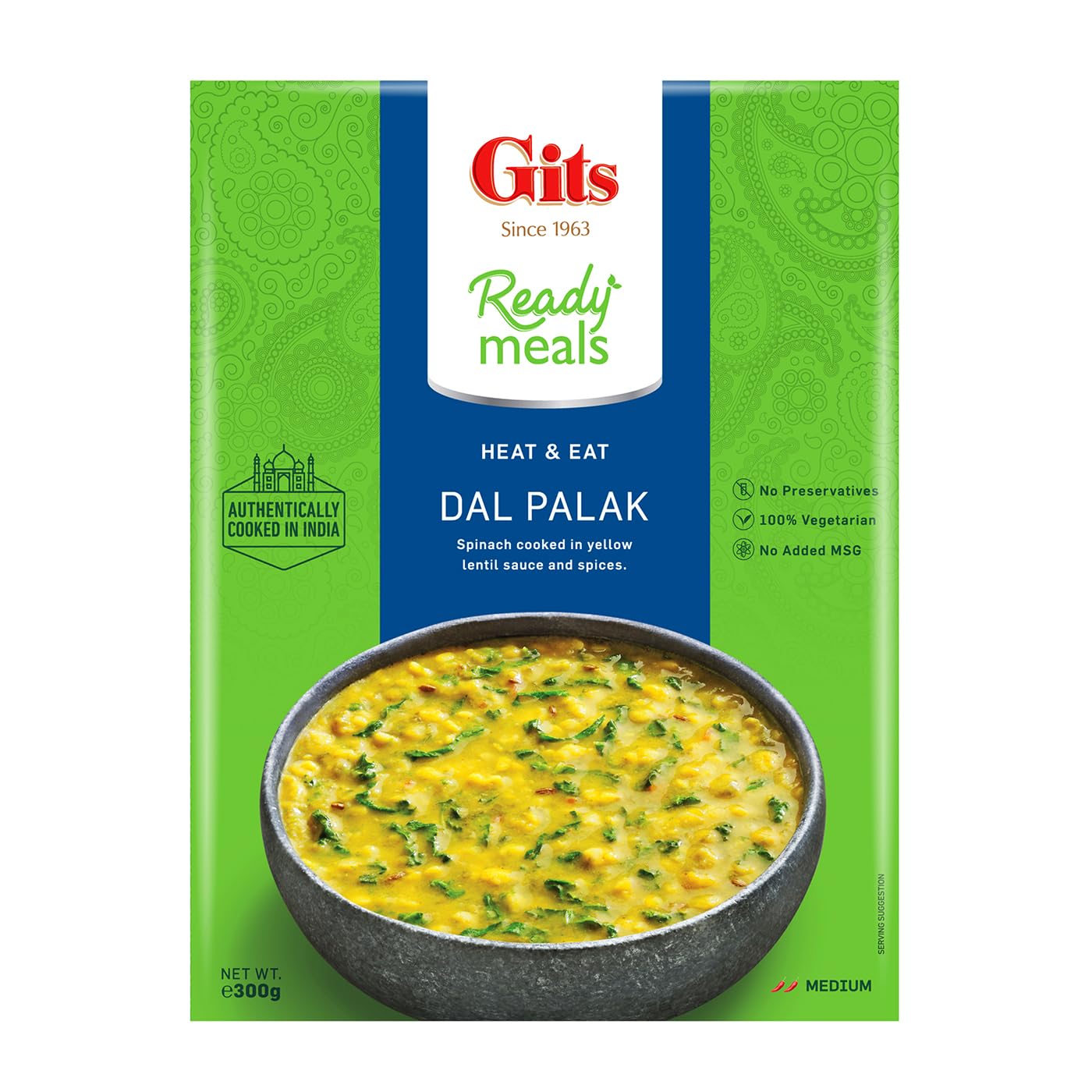 Gits Ready to Eat Dal Palak, 300g