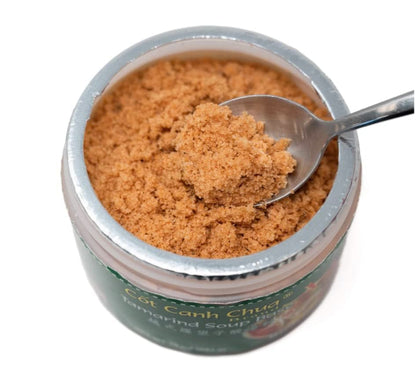 Quoc Viet 2-Pack of Tamarind Flavored Soup Base Cot Canh Chua Brand 10 oz Plastic Jar 2 Pack