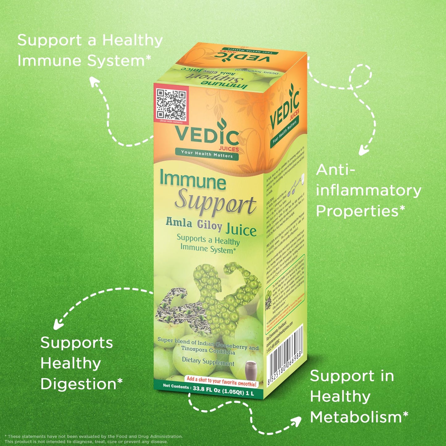 Vedic Amla Giloy Blend Juice 1L - Pain Balm