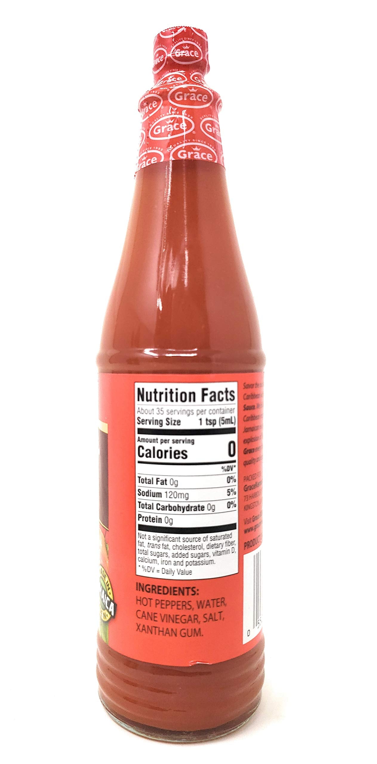 Grace Hot Pepper Sauce 6oz - 4 Pack Hot Sauce Bottles - Caribbean Hot Sauce - Jamaican Hot Sauce