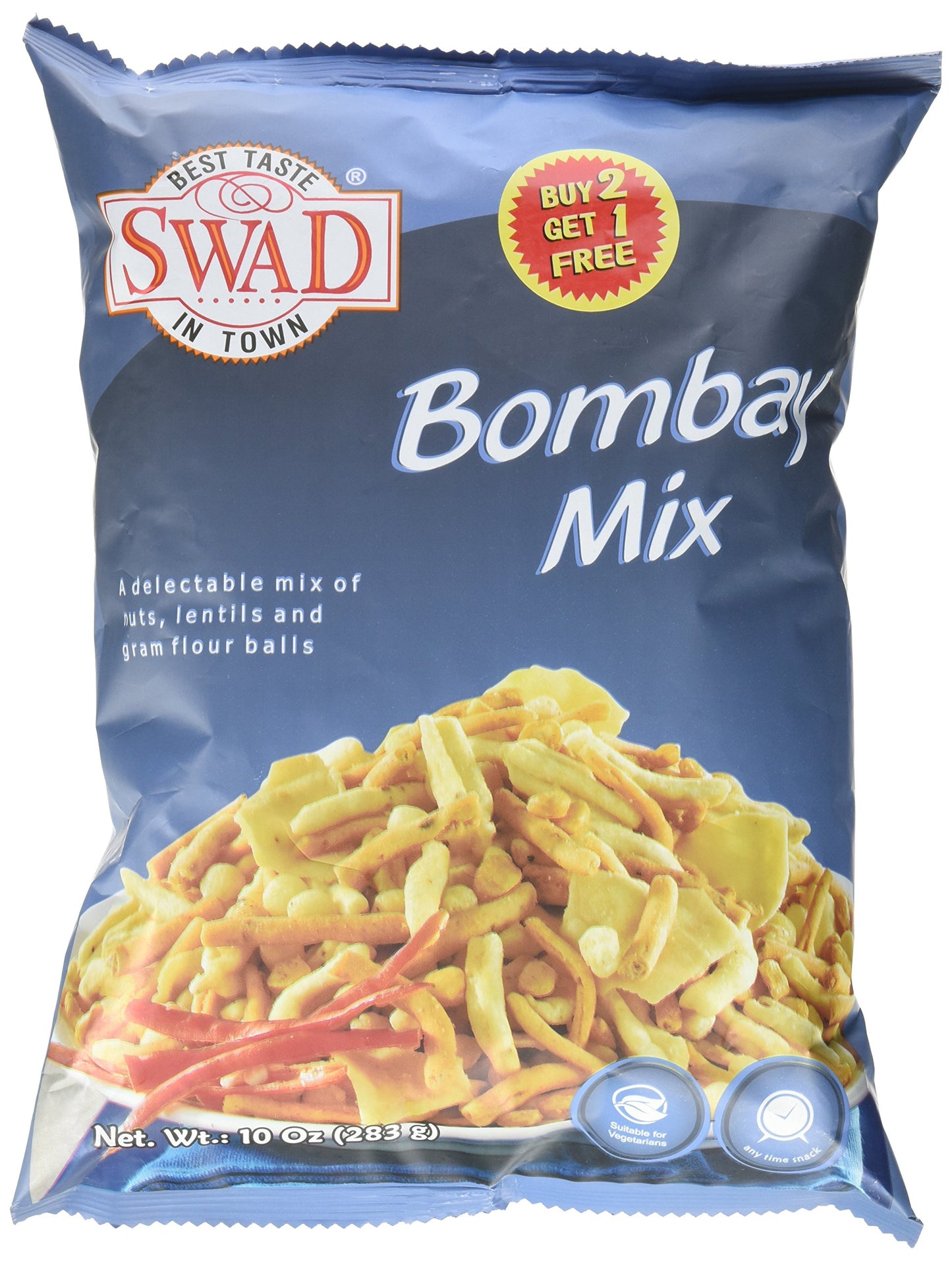 Swad Bombay Mix 10 Oz - Food / Masala / Dal