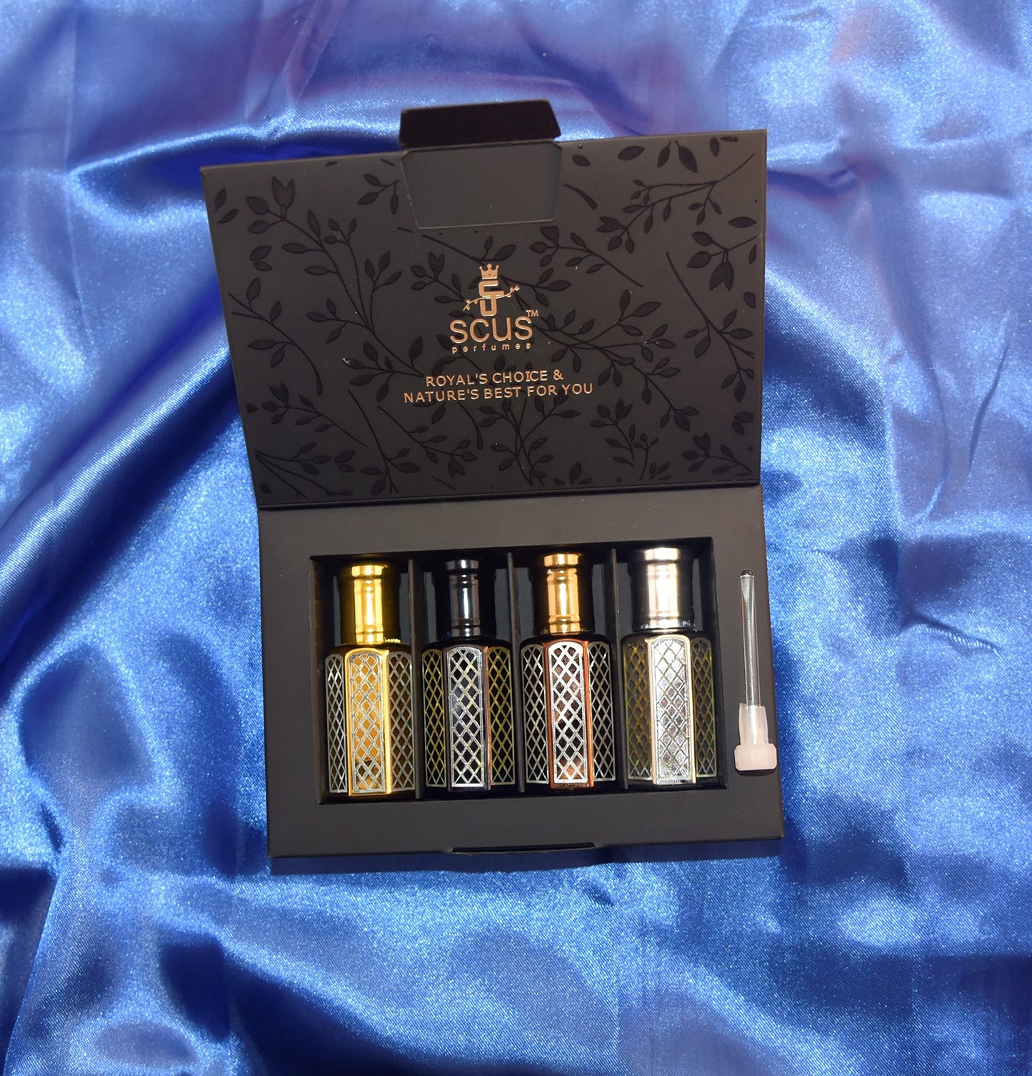 Discovery Set (4 X 12 ML) Perfumes - Rose, White Jasmine, Lily of Valley & Sandal