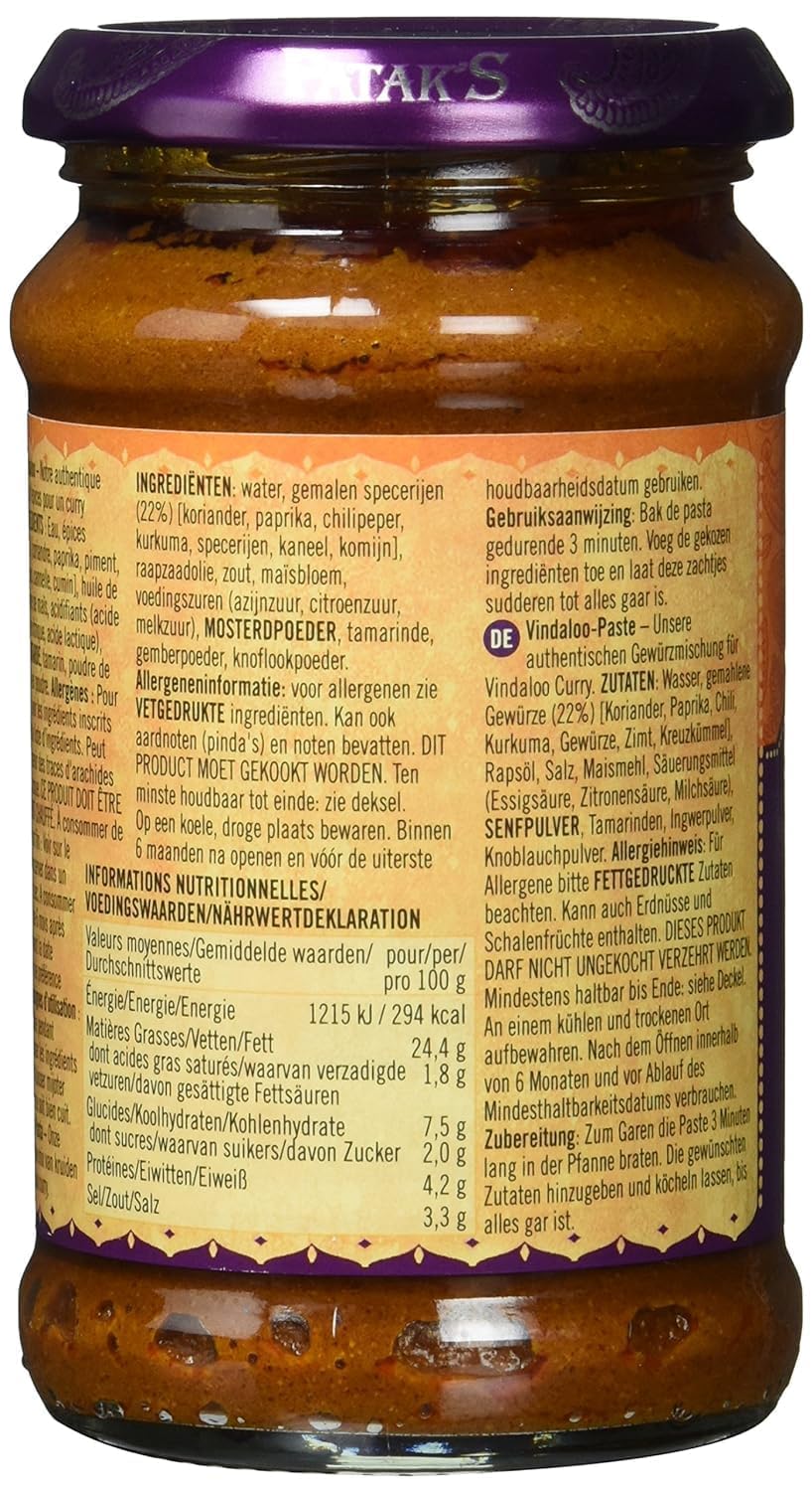 Patak - Vindaloo Spice Paste - 10 oz by Patak's