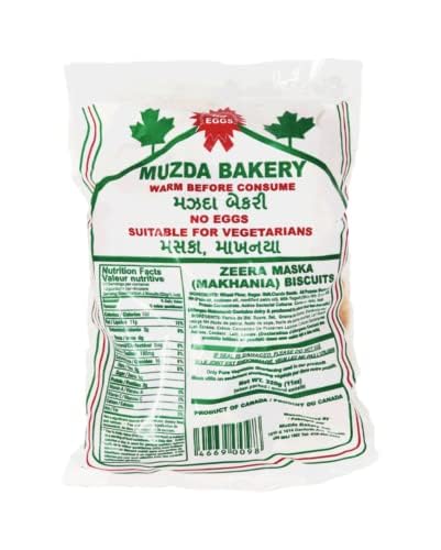 Muzda Bakery Makhania Biscuits eggless 300 gms - Biscuits & Cookies