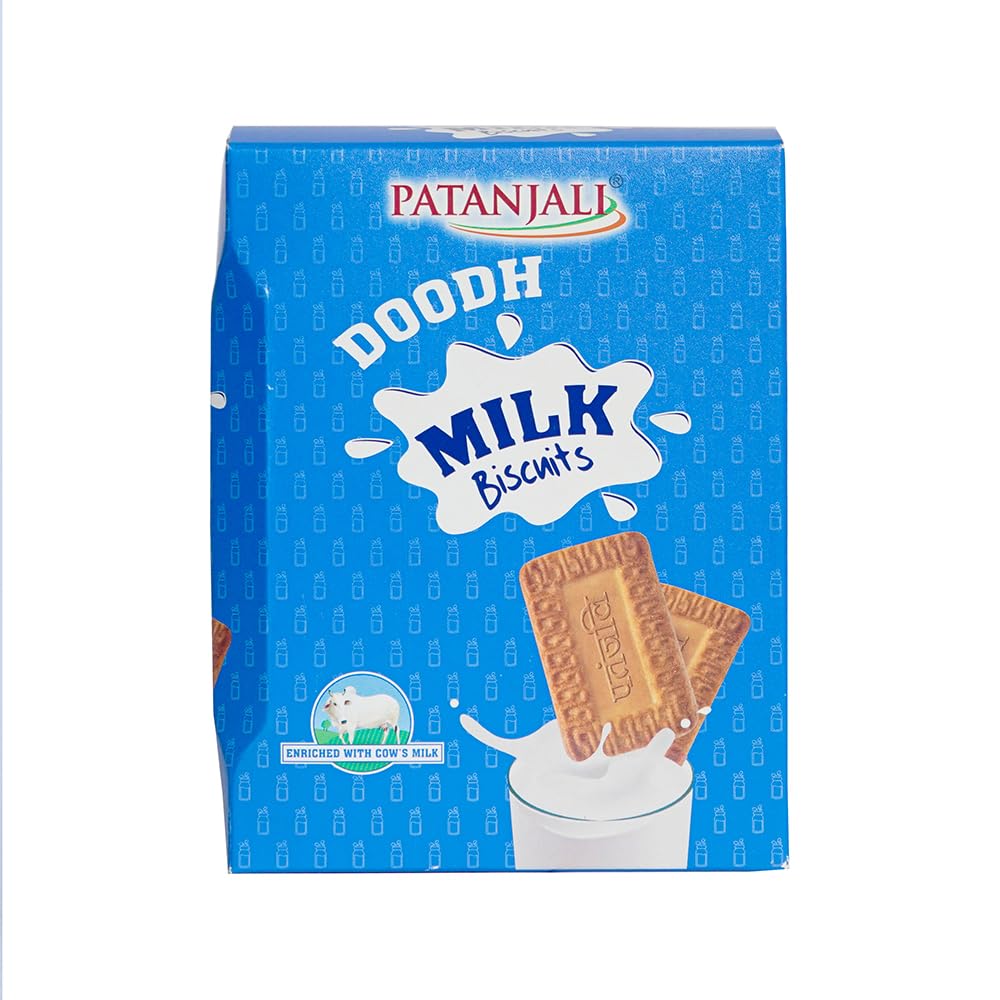 Patanjali Doodh Milk Biscuit (Pack Of 3) - 300g