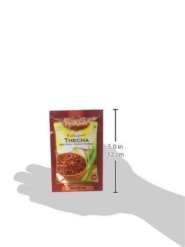 Prakash, Kolhapuri Thecha (Red Chilli- Garlic Chutney), 100 Grams(gm)