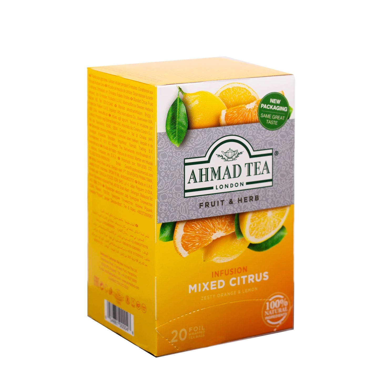 Ahmad Tea, Mixed Citrus, 20 Count (Pack of 6)