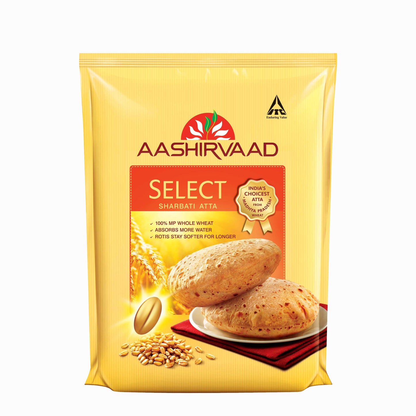 Aashirwad Select Sharbati Atta 10 lbs