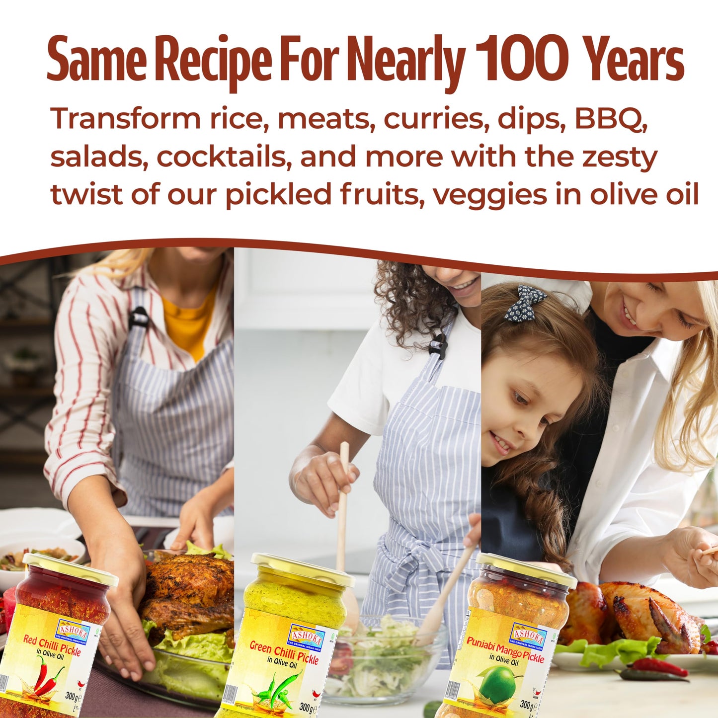 Ashoka Punjabi Pachranga Pickle In Olive Oil 300 gms