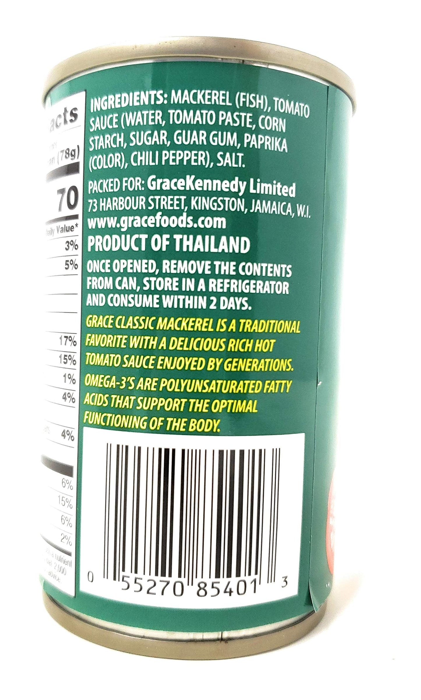 Grace Mackerel in Tomato Sauce 10 Pack (Hot & Spicy)