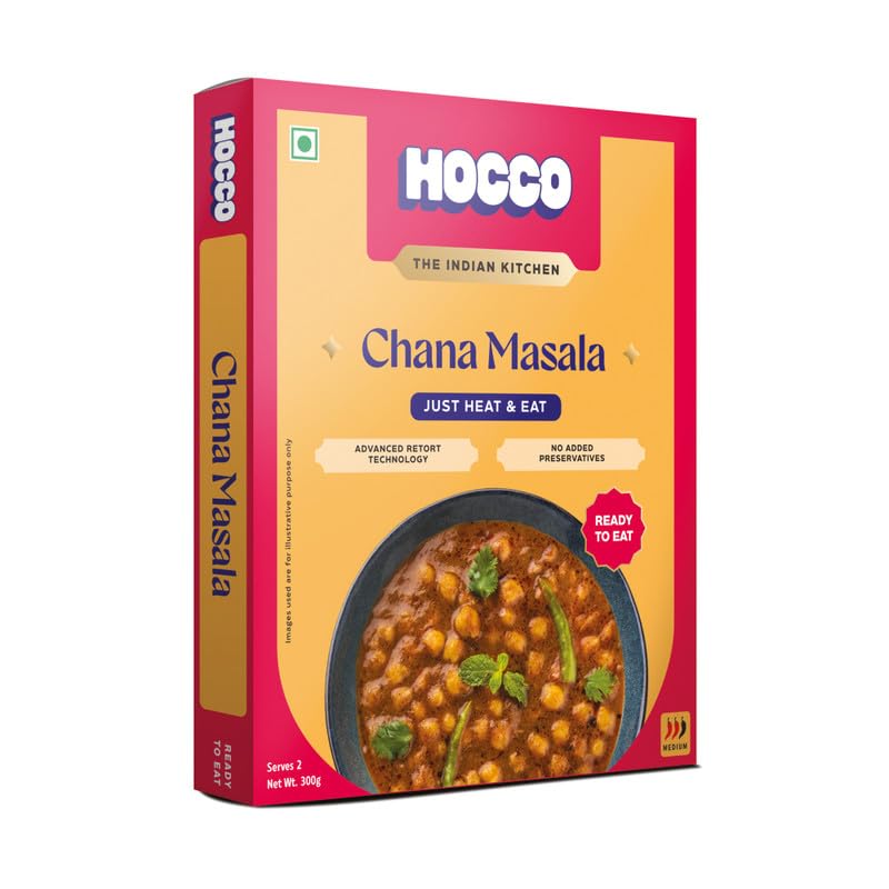 HOCCO Chana Masala Ready to Eat, 300gm (Pack of 1)