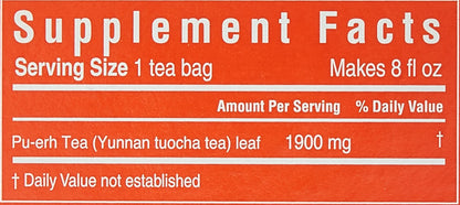 Cholesterid Puerh Tea