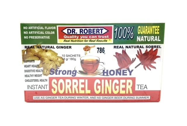 Dr. Robert Strong Honey Instant Sorrel Ginger Tea