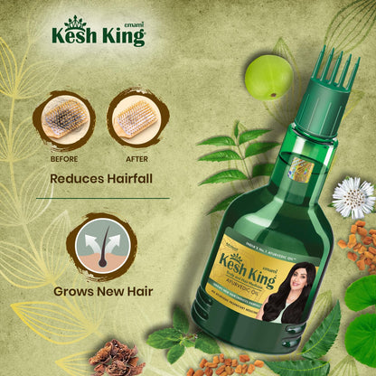 Kesh King Kesh King Ayurvedic Scalp and Hair Oil, 300 ml