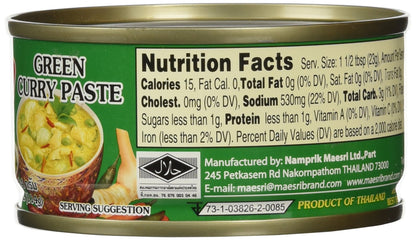 Maesri Green Curry Paste, 4-Ounce