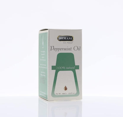Hemani Premium Peppermint Oil 40 ML - 100% Pure Essential Oil for Aromatherapy, Relaxation, and Refreshment