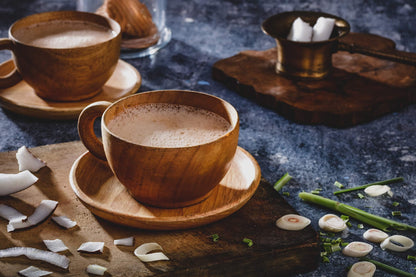 QuikTea Vegan Lemongrass Instant Chai Tea Latte - 10 Count Single Box - Easy Ayurvedic Dairy Free Alternative - All Natural Non GMO Superfood