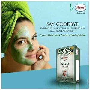 Ayur Herbal Face Repair (Neem (Clear Skin Pack), 1 Pack x 100g)