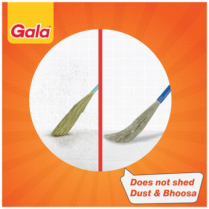 Gala No Dust Floor Broom- (Freedom From New Broom Dust- Bhusa) (Pack Of 1)