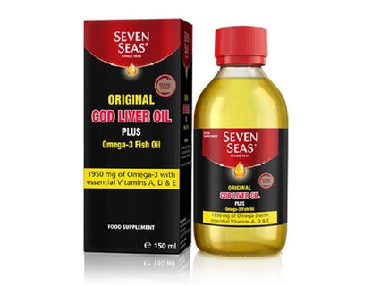Seven Seas Orig Cod Liver Oil Plus Omega-3 Fish Oil 450ml