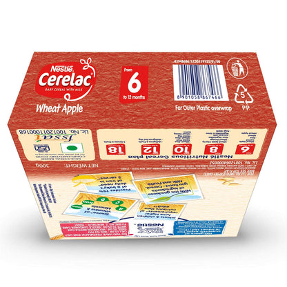 Nestle Cerelac- Wheat Apple 300 gms