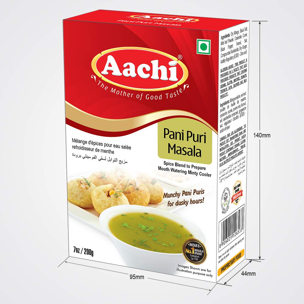 Aachi Pani Puri Masala - 200 Gm (7 Oz)