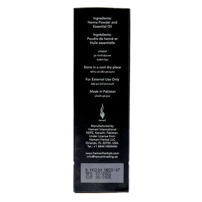 HEMANI Herbal Henna Natural Hair Color - Black 200g