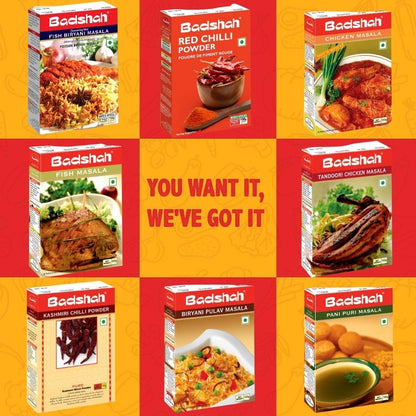 Badshah Masala, Fish, 3.5-Ounce Box (Pack of 12)