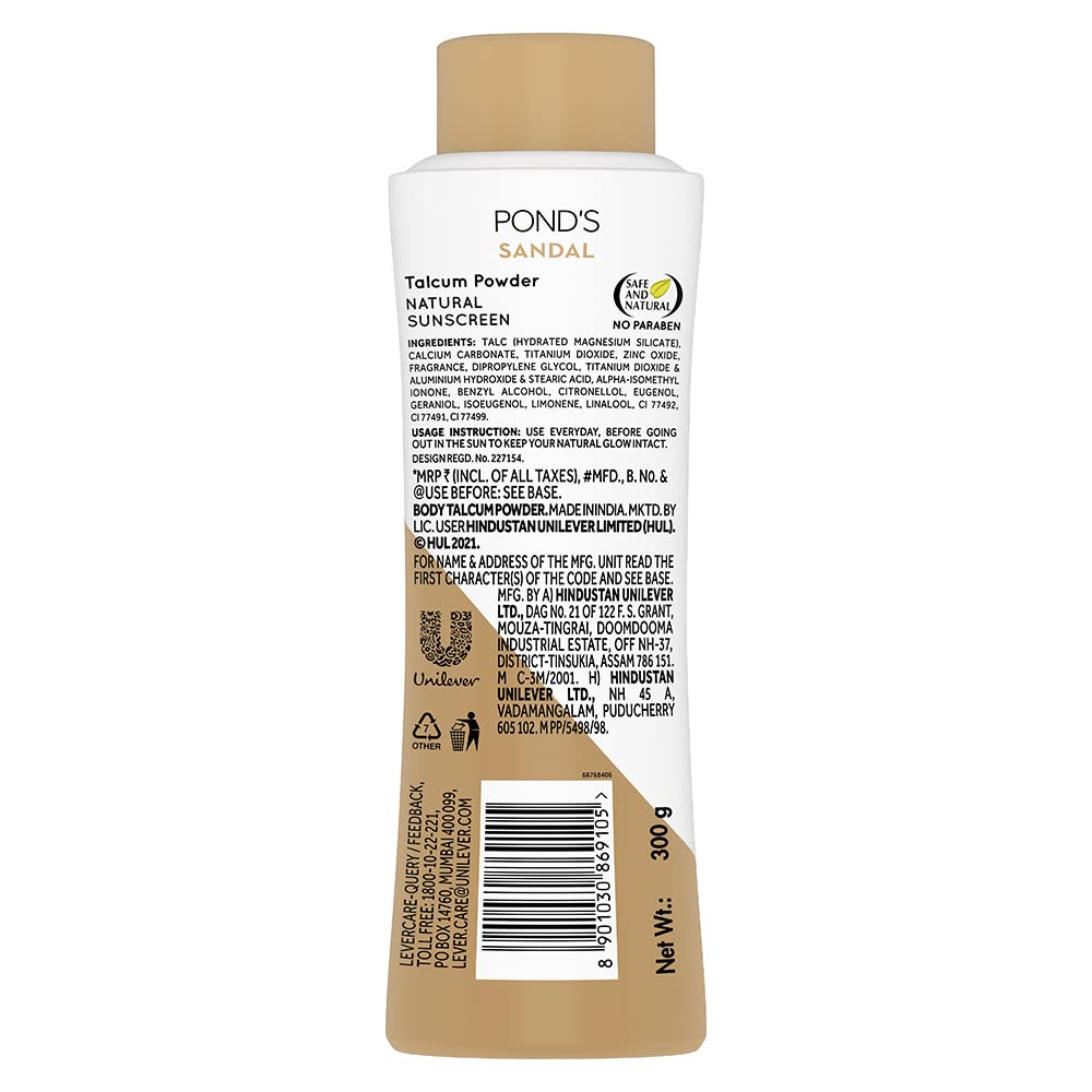 Ponds Sandal Talc (300g) - Indian Hair Products