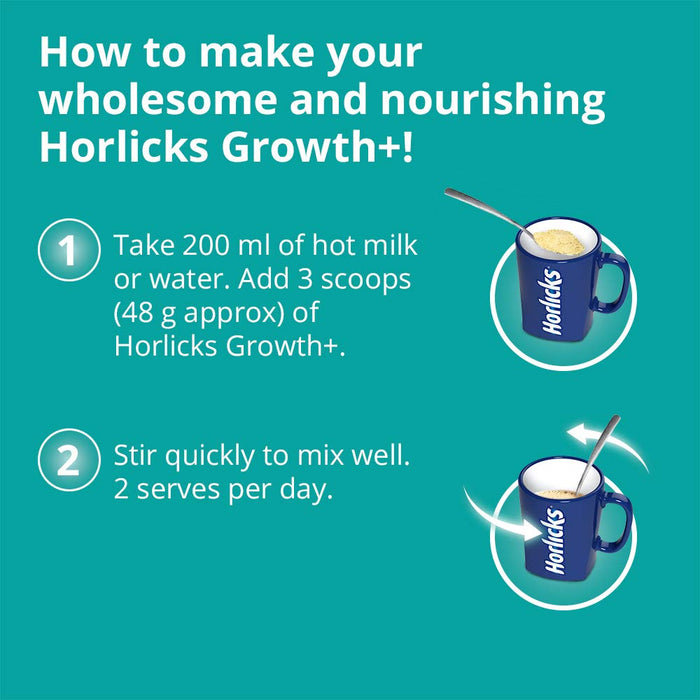 Horlicks Growth Plus Vanilla Flavour 400 gms