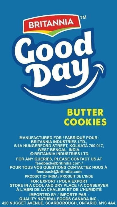 Britannia - Good Day Butter Cookies Family Pack 600g