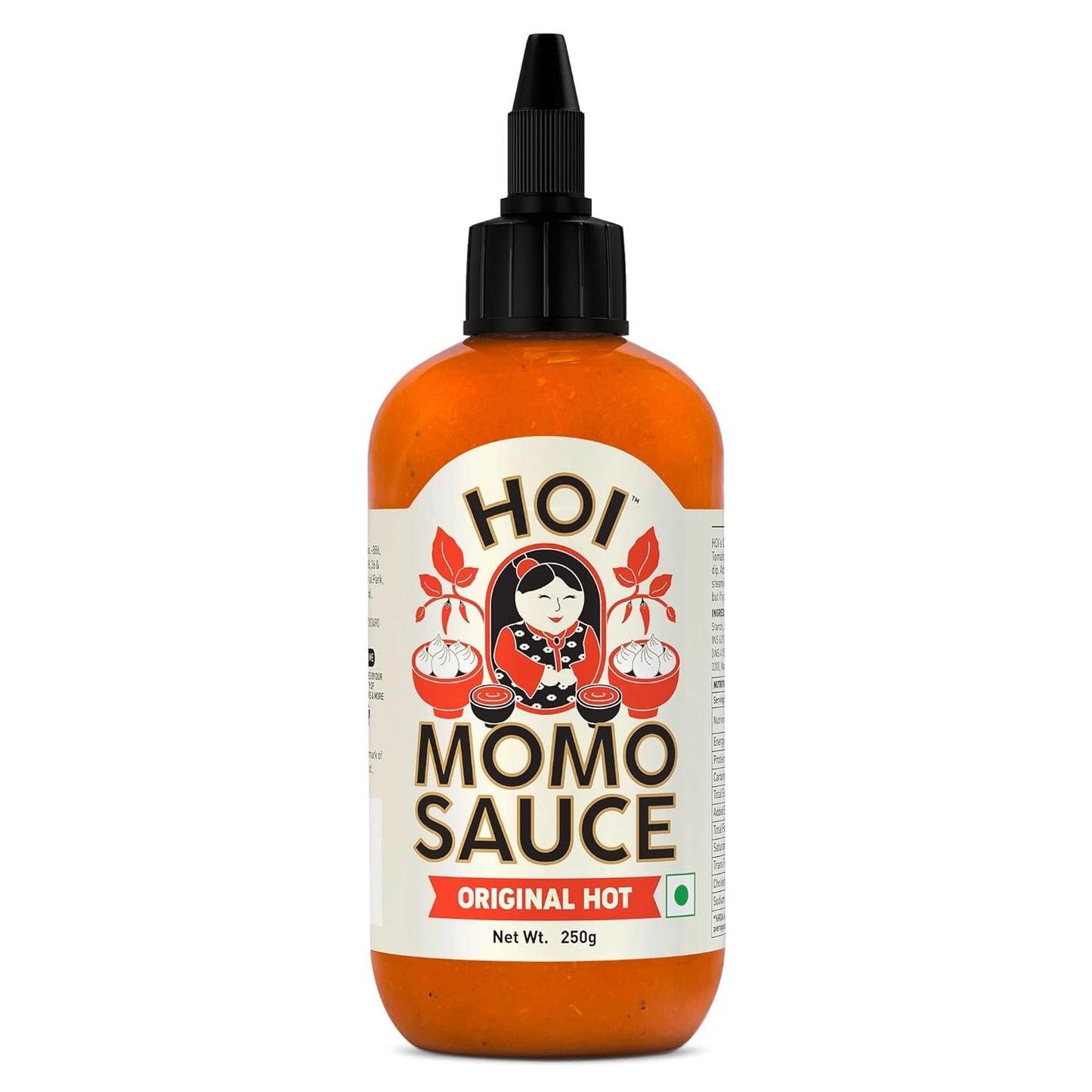Hoi Momo Sauce - Original Hot, 250 g Pet Bottle