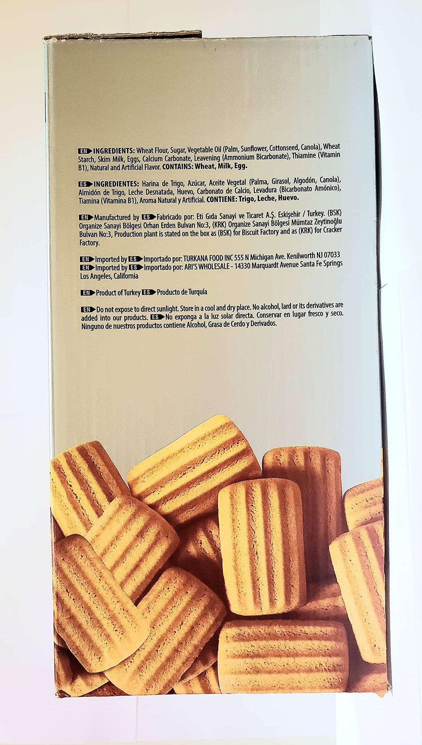 ETI Cicibebe Baby Biscuits (Bebek Biskvisi) 1000 Gr (4X250 gr) 2.2 pounds- Lot of 1