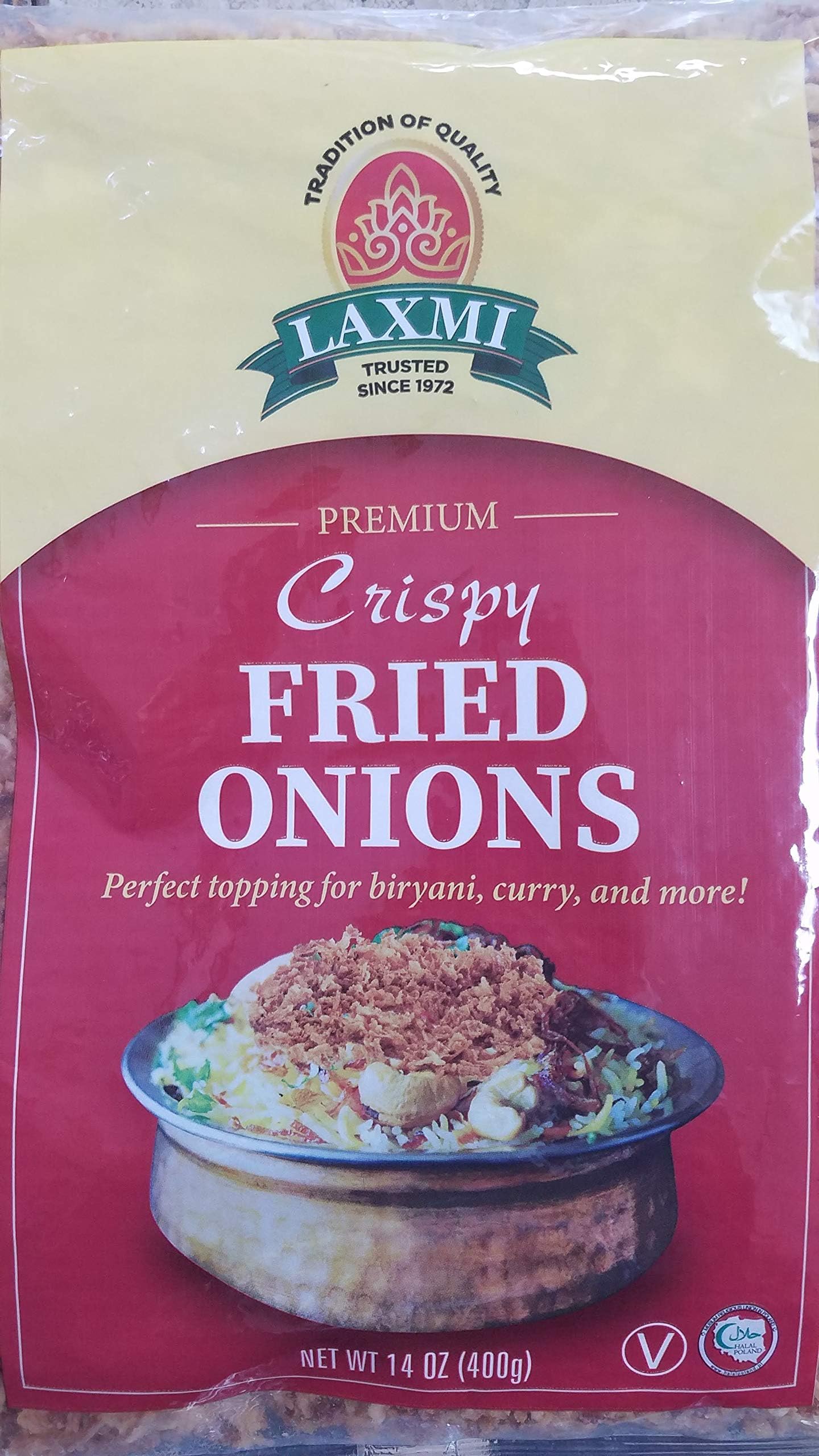 Laxmi Crispy Fried Onions 14 Oz