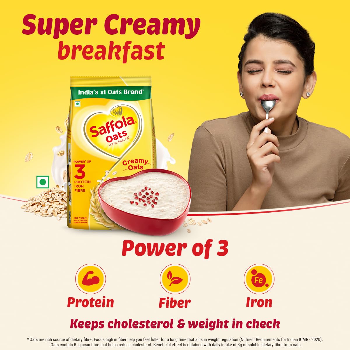 Saffola Masala oats- 100 % Natural 400 gms - Indian Snack